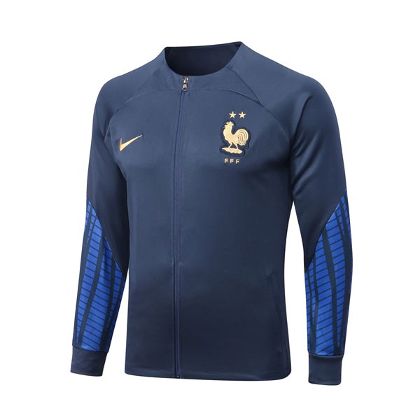 Sweatjacken Frankreich 2022-2023 Blau